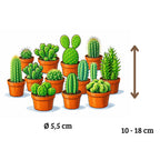 Mini Cactus Mix - 12 Stuks
